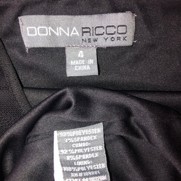 Never worn LBD, Stretchy, Long Sheer Sleeves - Picture 7 of 7